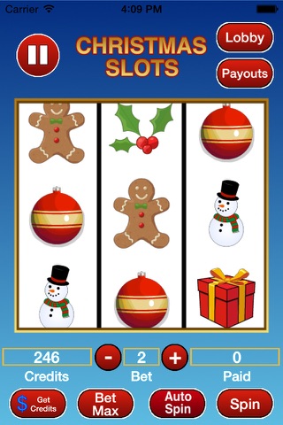 AAA Christmas Slots 2014 - Free Holiday Slot Machine! screenshot 3