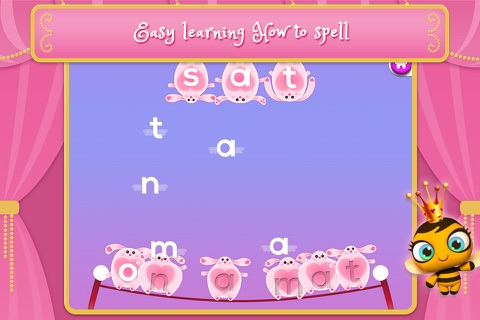 Bunny Spelling ABC: Syllable Name & Phonic Sounds Combination ABC Playtime for 3,4 & 5 year old kids FREE screenshot 3