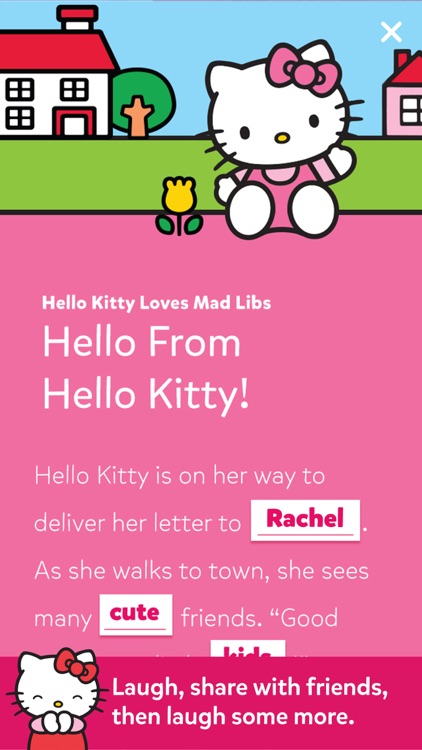 Hello Kitty Mad Libs