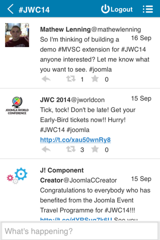 Joomla! World Conference 2014 screenshot 4
