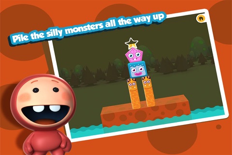 Monster Tower Stacking - A Halloween Kids Activity FREE screenshot 4