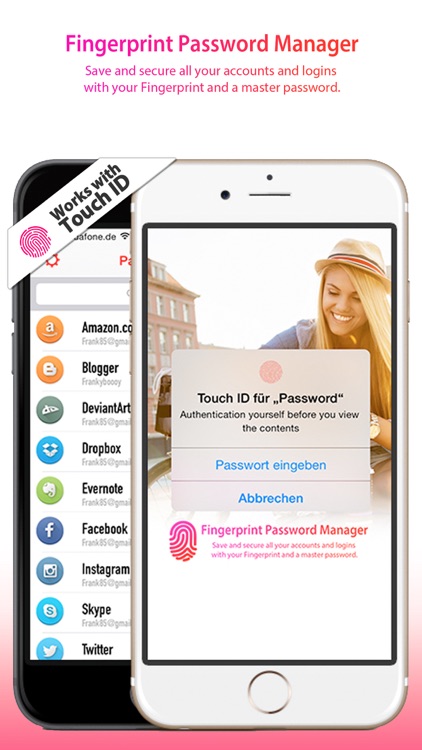 Fingerprint Password Manager for iOS 8