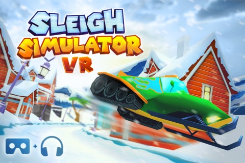 VR Sleigh Simulator - Cardboard screenshot 2