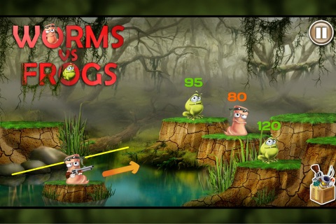 Worms Vs Frogs Pro screenshot 2