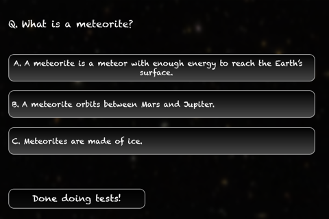 Meteors and Meteorites screenshot 4