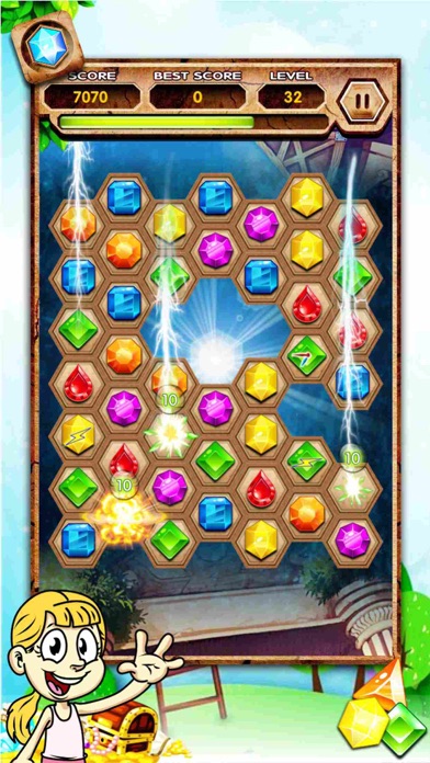 GEM JEWEL QUEST ADVENTURE II - THE BEST EDITION DIAMOND CRUSH PUZZLE ADDICTING GAMES 1.2 IOS GAME GIẢI TRÍ GEM JEWEL QUEST ADVENTURE II - THE BEST EDITION DIAMOND CRUSH PUZZLE ADDICTING GAMES 1.2 IOS