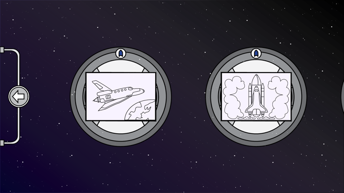 pitchou Space  drawing and painting in space