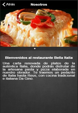 Restaurante Bella Italia screenshot 2