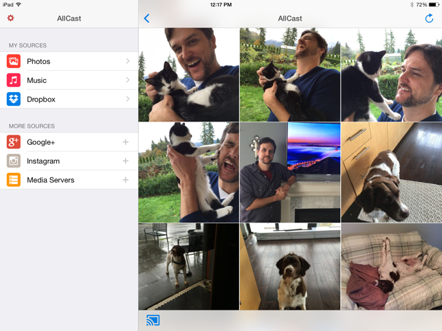 ‎AllCast — Cast photos, music, and video to your Chromecast Screenshot