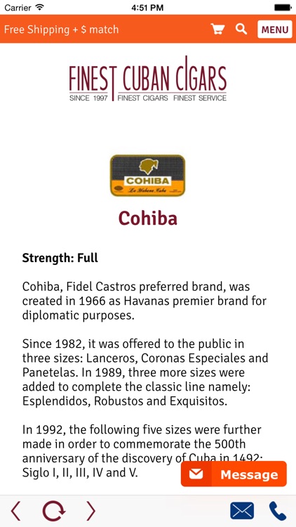 Finest Cuban Cigars - Premium finest Cuban cigars at best quality and genuine Havanas