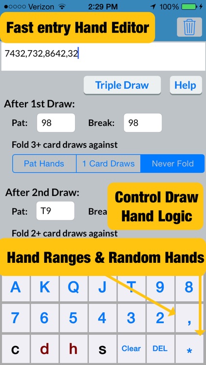 Galts Motor: Poker Calculator for Holdem, Omaha, Deuce to Seven, Badugi & Ace to Five Games