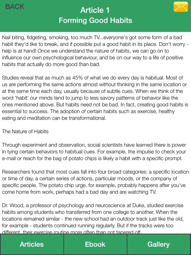 good habits essay 250 words