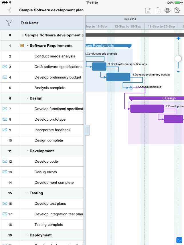 Project Gannt Lite -  for MS Project XML files(圖1)-速報App