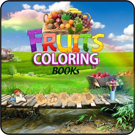 Fruits Coloring Book – Learning Fun icon