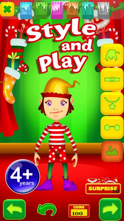 My Magic Little Elf and Fairy Princess Dream Xmas Party Adventure Free Dress Up Game