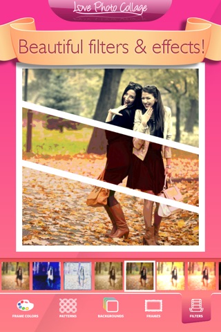 Love Photo Collage Maker & Pic Editor - Stitch your Pics in Girly Grid Frames screenshot 3