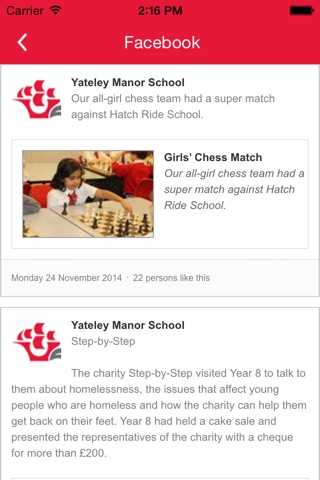 Yateley Manor School screenshot 4