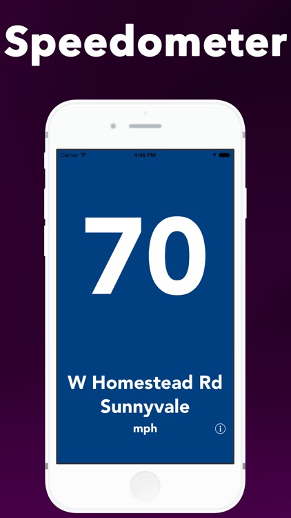 Speedometer: speed detection in miles per hour, kilometers per hour and meters per second