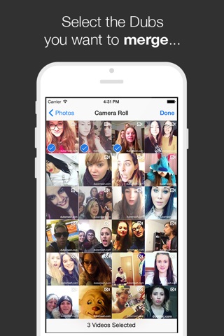 Dubsmerge - Merge your Dubsmash videos screenshot 2
