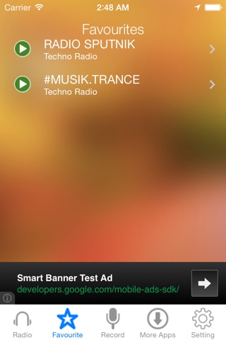 Techno Music Radio Recorder screenshot 3