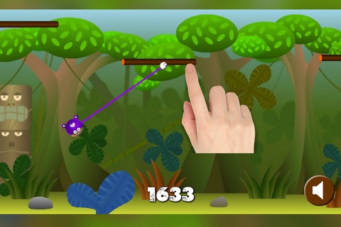 Monkie Jungle Sling - Free screenshot 2
