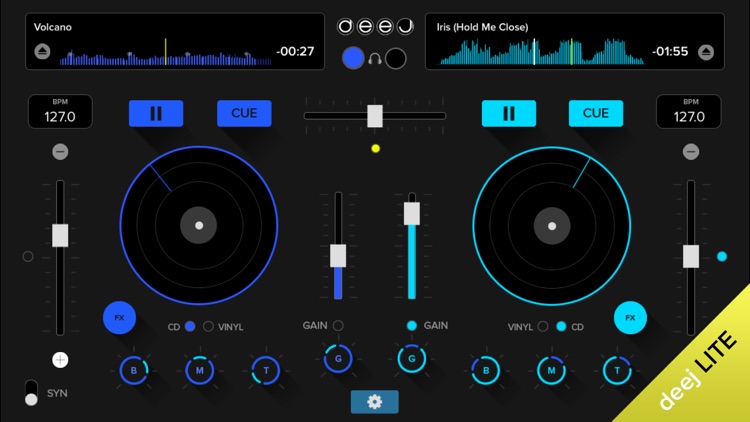 deej Lite - DJ turntable. Mix, record & share your music screenshot-0