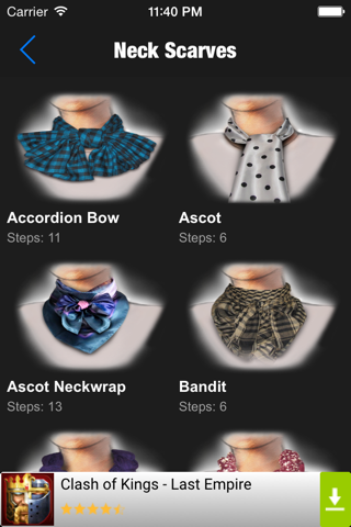 How To Tie Scarf screenshot 3