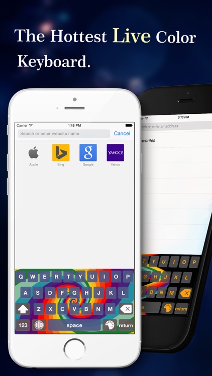 Color Keyboards for iOS 8 - Live Animated Keyboard