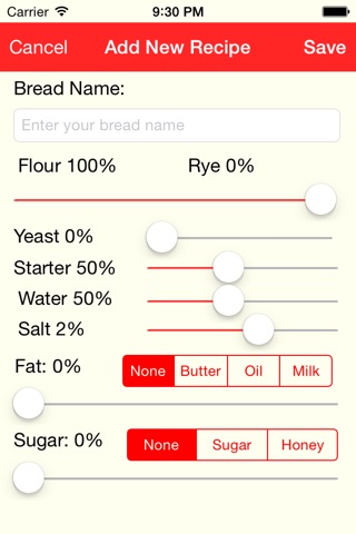 BreadCalculator screenshot 4