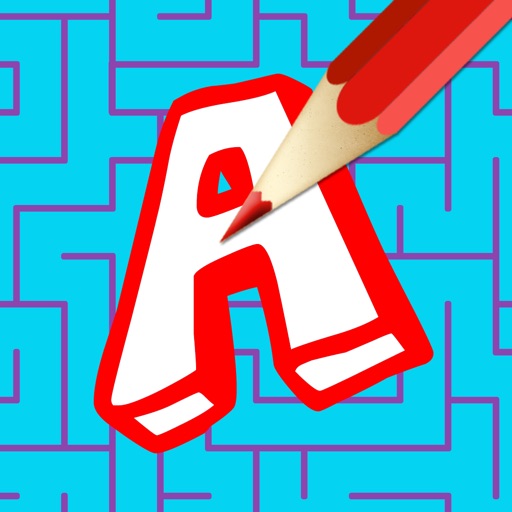 ABC Maze Coloring Book - Fun with the Alphabet for Kids and Toddlers iOS App