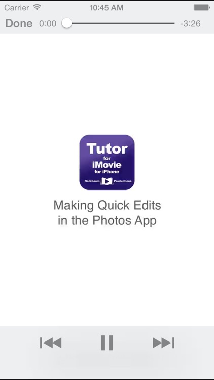 Tutor for iMovie for iPhone screenshot-3