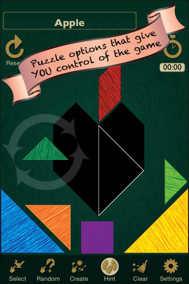 Tangaroos Tangram Puzzle Game screenshot 2