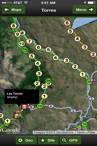 Torres del Paine Mapa screenshot 2