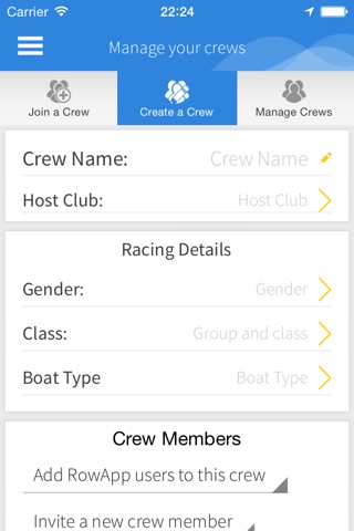 RowApp Crew screenshot 2