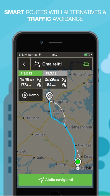 NLife Scandinavia Premium - Offline GPS Navigation, Traffic & Maps screenshot-4