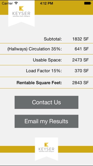 Keyser Office Space Calculator(圖2)-速報App