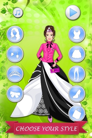 Classic Dress for School Girl - Makeover Game for Girls and Kids screenshot 2