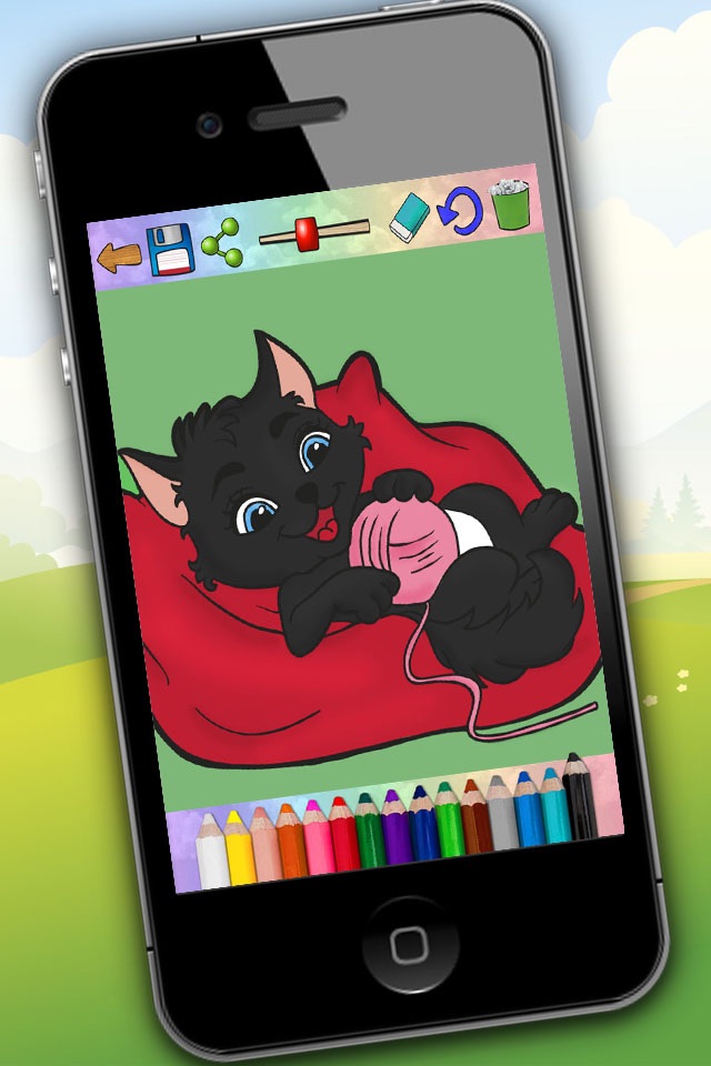 Coloring cats and kittens screenshot 3