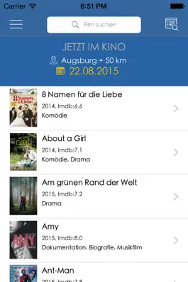 Game screenshot AbInsKino - Kinoprogramm für Deutschland, Österreich und die Schweiz apk