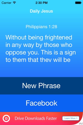 Daily Jesus: Bible Phrases screenshot 2