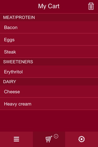 Ketogenic Diet Shopping List screenshot 4