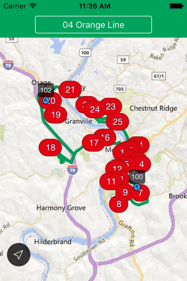 Mountain Line Transit Authority Bus Finder screenshot 2