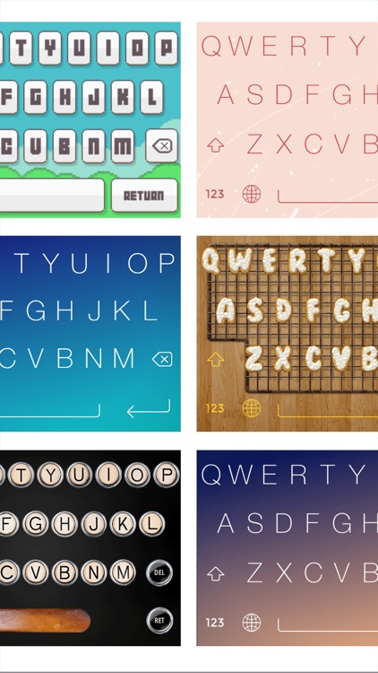 FancyKeyboard for iOS 8 - customize your keyboard with cool themes and backgrounds