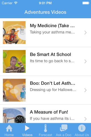 Asthma Explorers Club screenshot 2