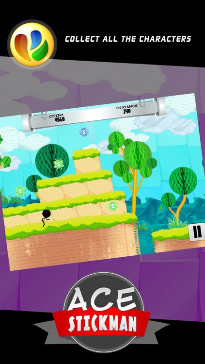 Ace Stickman Jump and Run Game screenshot-3