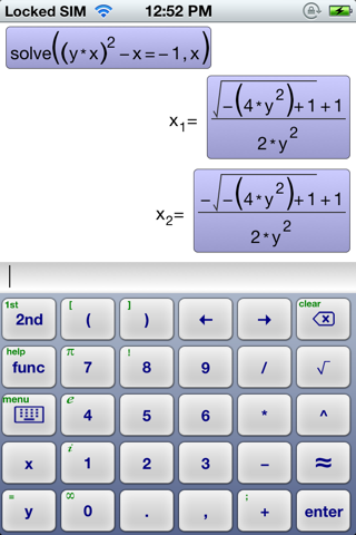 Symbolic Calculator screenshot 2