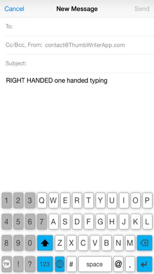 ThumbWriter One Handed Keyboard(圖2)-速報App