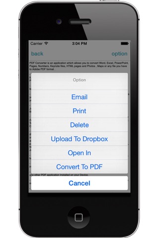 PDF Converter - Convert Document To PDF anytime any where screenshot 4