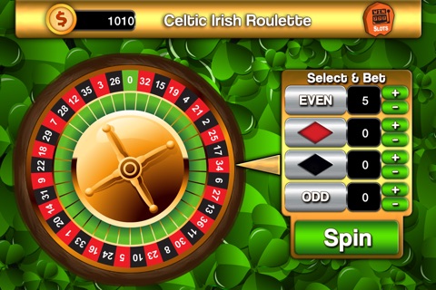 -777- Aabes Celtic Irish Slots (Roulette & Blackjack) screenshot 2