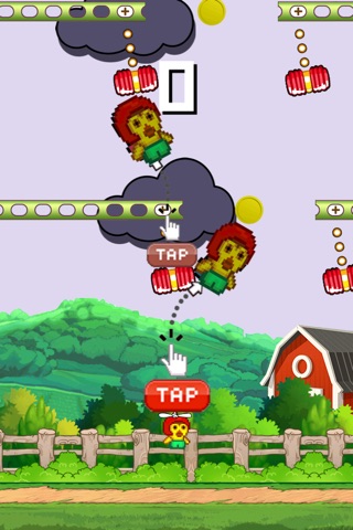 Red Copter Flap Free Arcade Game screenshot 2